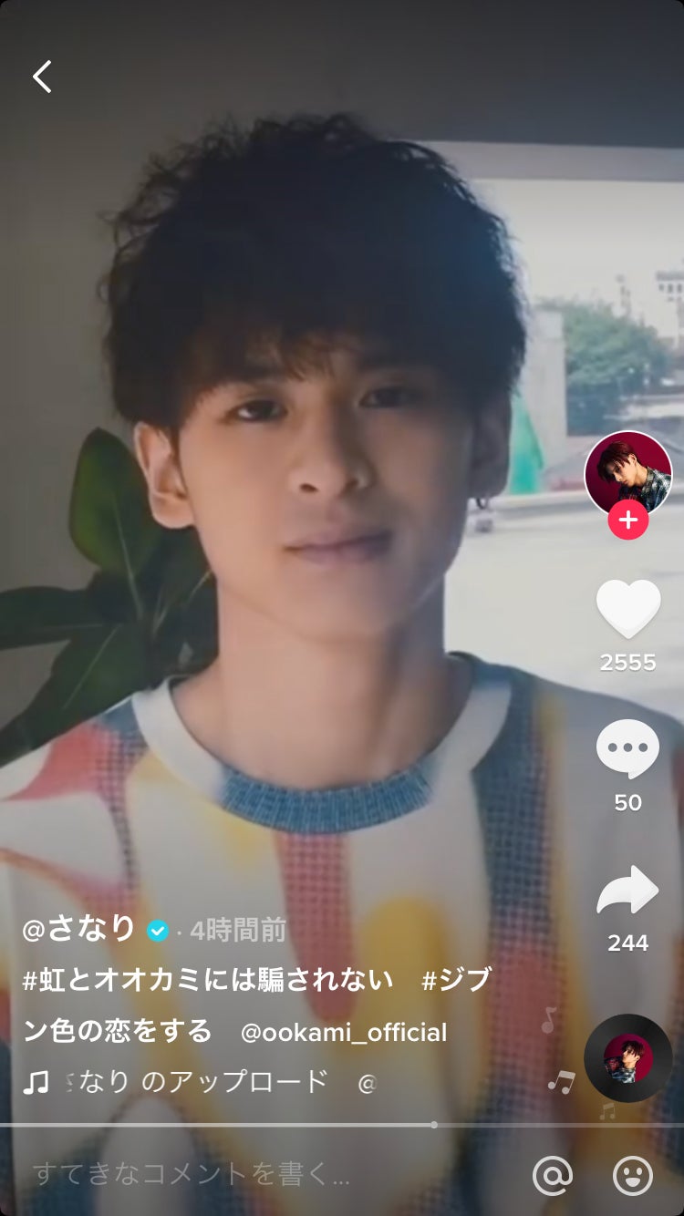 さなりTikTokより