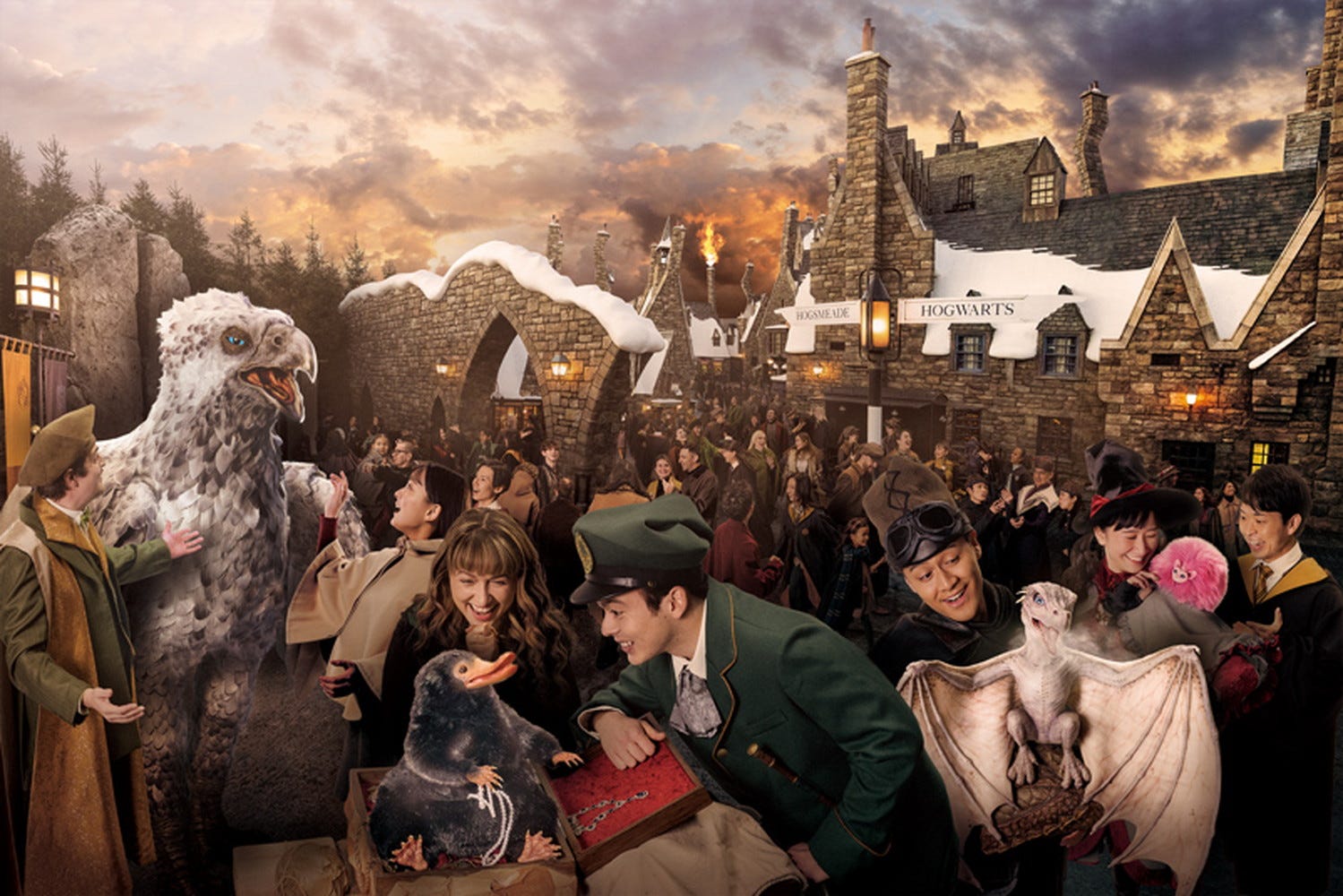 USJ“ハリポタ”エリアが進化、魔法生物が降臨!新たな魔法体験2023年春スタート