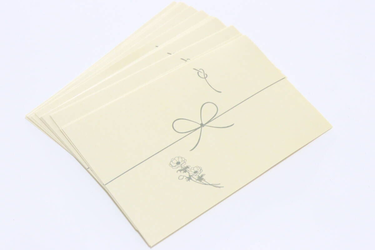 ラッピングシール（38、のし、フラワー）