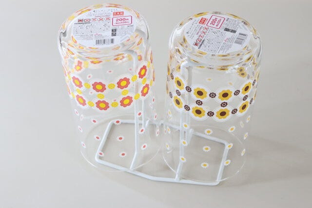コップスタンド（2個用）　使用例