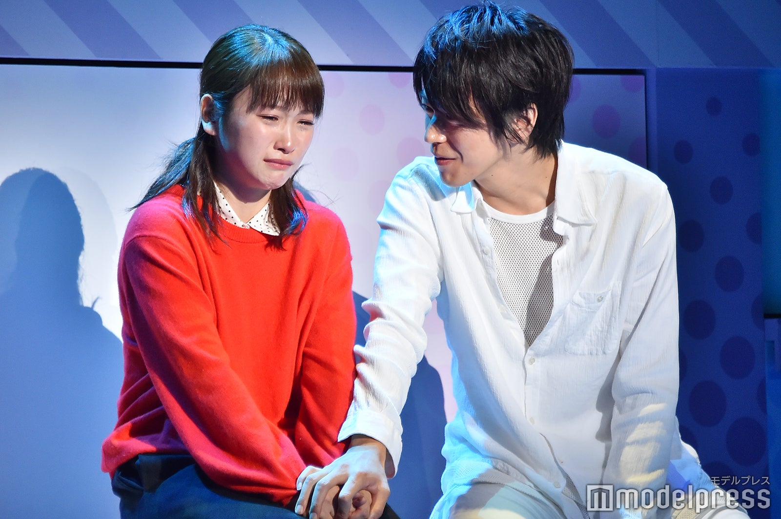 川栄李奈＆廣瀬智紀／共演した舞台「カレフォン」より（C）モデルプレス