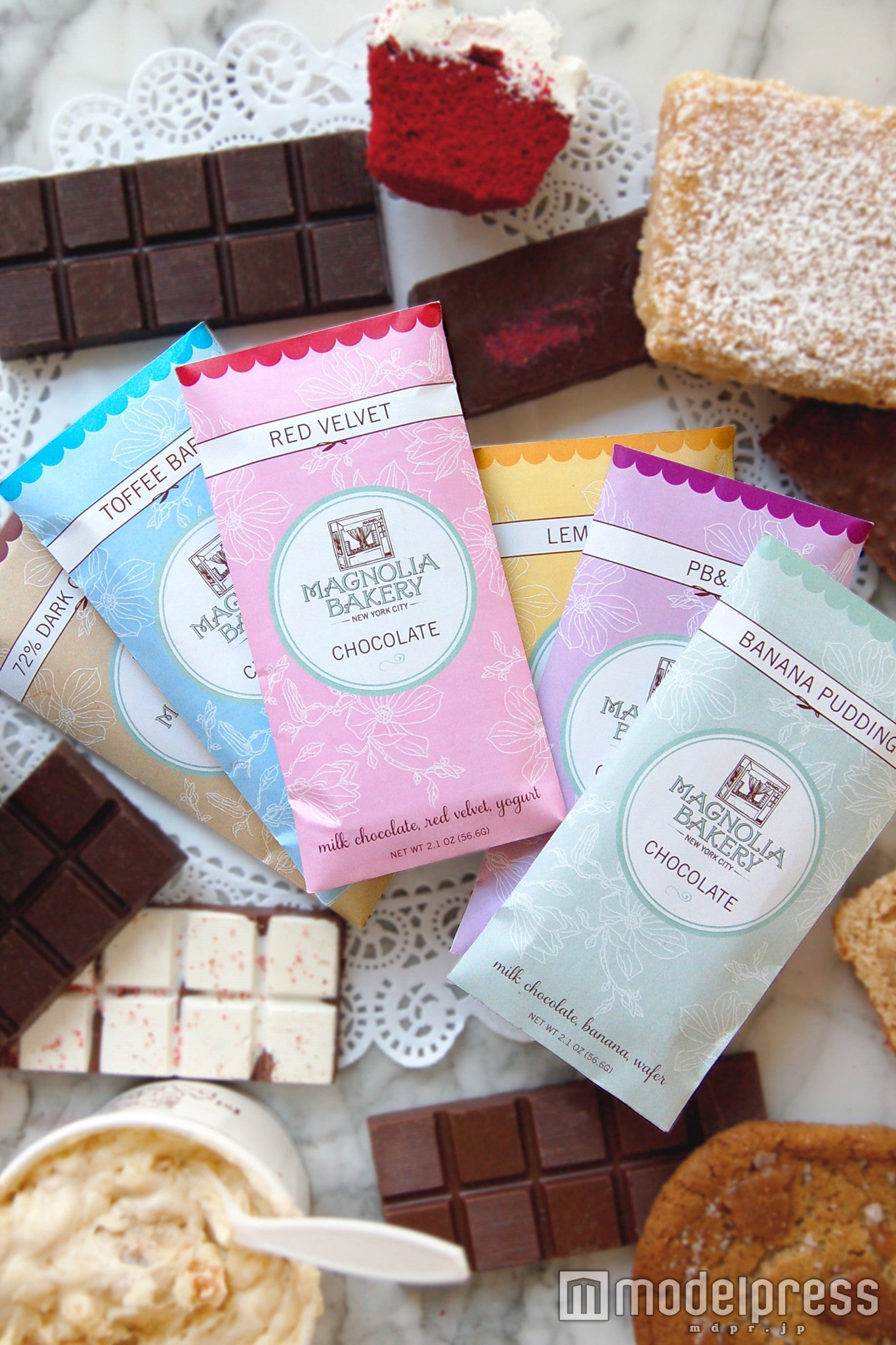 「マグノリアベーカリー チョコレートバー」は各700円／画像提供：スイートスター