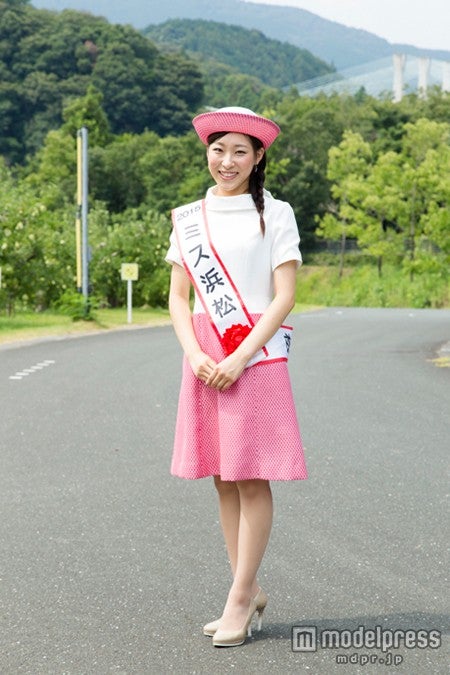 2015ミス浜松グランプリの溝垣杏奈さん／画像提供：静岡県