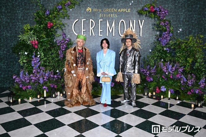 藤澤涼架、大森元貴、若井滉斗/Mrs. GREEN APPLE(C)モデルプレス