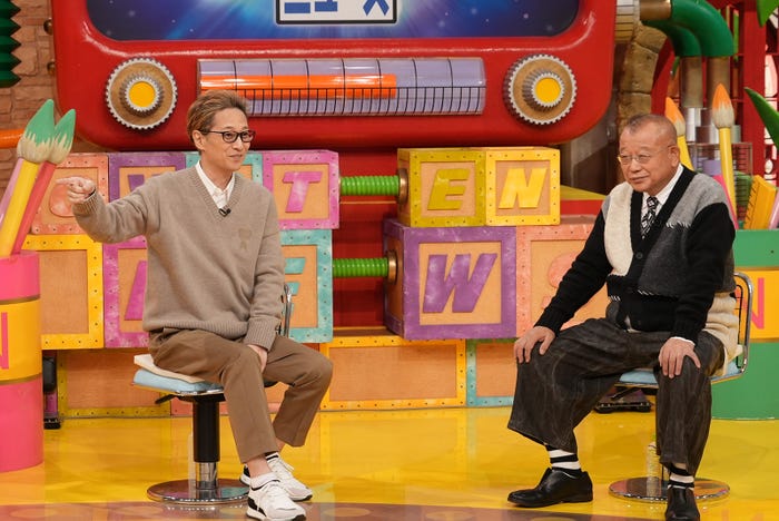 中居正広、笑福亭鶴瓶(C)日本テレビ