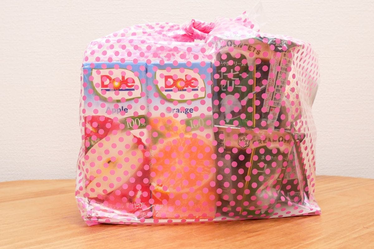 雪印デザート飲料袋詰め