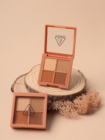 3CE MINI MULTI EYE COLOR PALETTE #BROWN RUM/画像提供:STYLENANDA