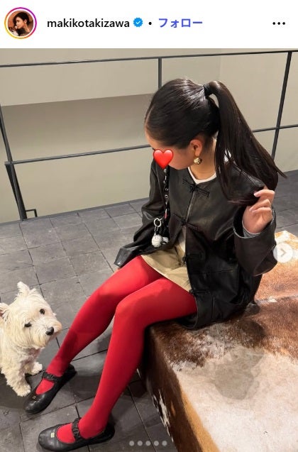 滝沢眞規子Instagramより