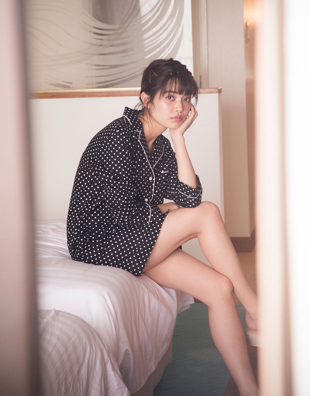 ドット柄パジャマ￥14,800／Priv. Spoons Club代官山本店（C）TOPLOG