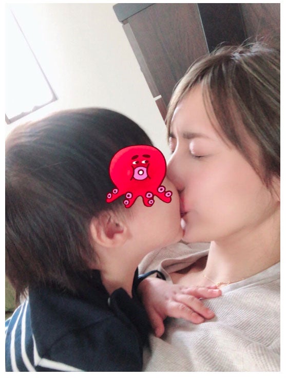 愛息子と後藤真希の2ショット／後藤真希オフィシャルブログ（Ameba）より