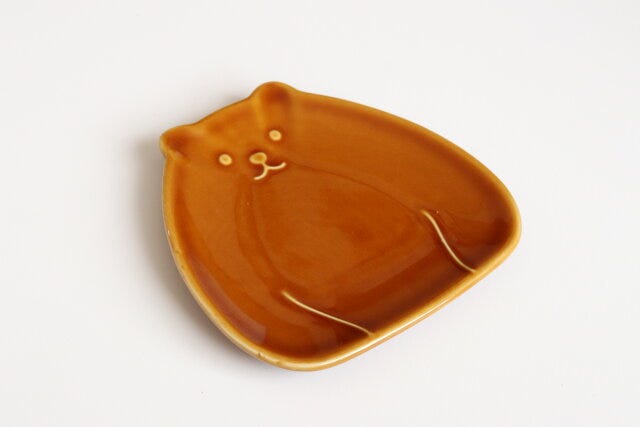 ダイカットくま　プレートS