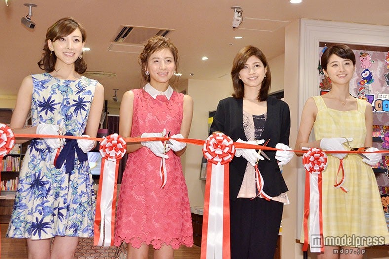 （左から）渡辺舞、ラブリ、内田有紀、鈴木ちなみ