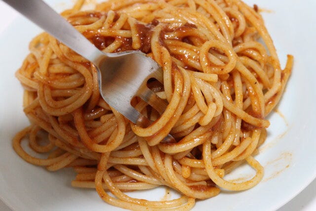 パスタフォーク　使用例