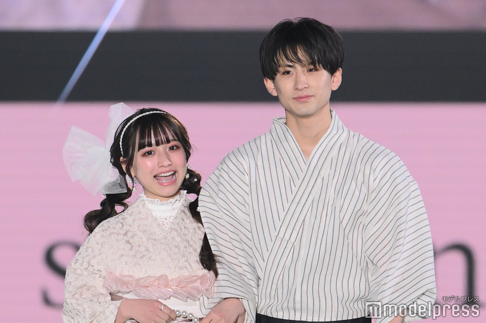 重川茉弥、前田俊「関コレ 2023 S／S」より（C）モデルプレス