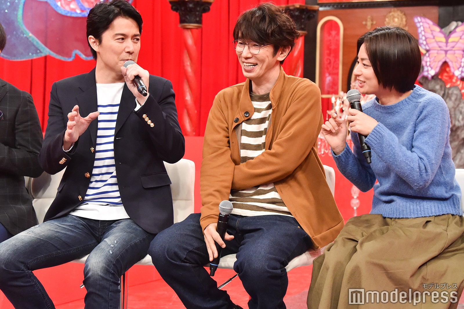 福山雅治、ユースケ・サンタマリア、尾野真千子 （C）モデルプレス