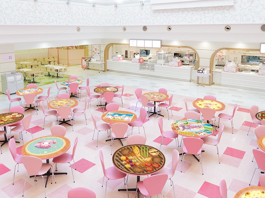 キャラクターフードコート（イメージ）（C）2022 SANRIO CO．，LTD．TOKYO，JAPAN 著作 株式会社サンリオ