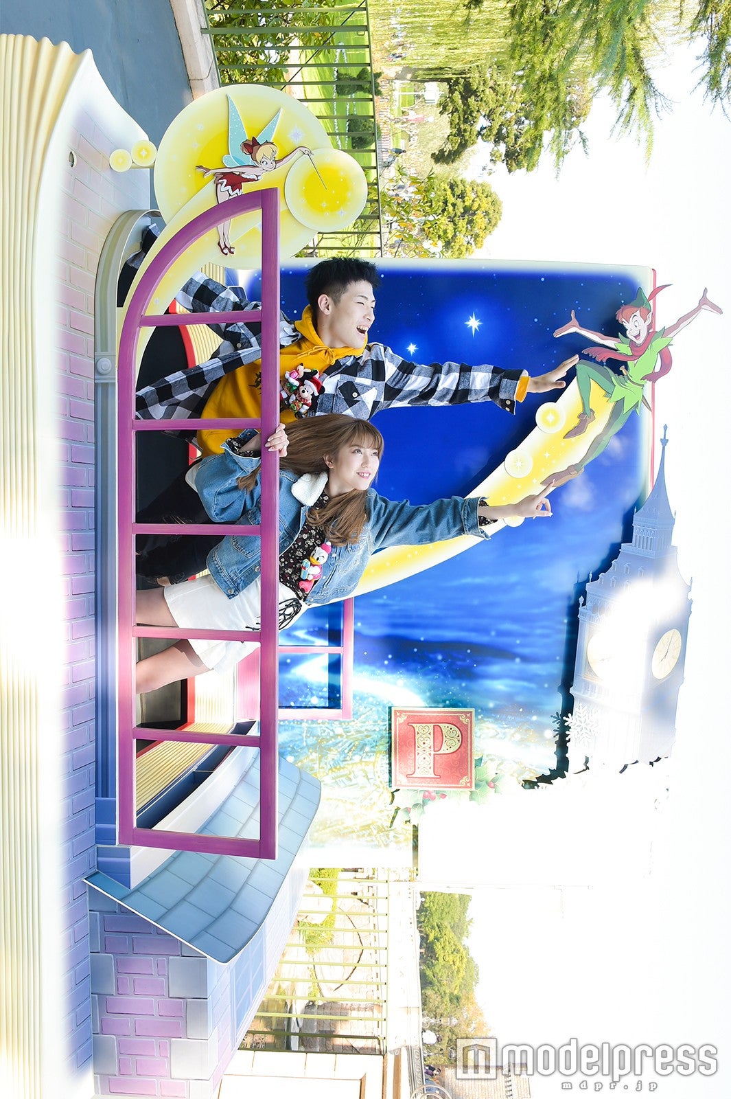 フォトロケーション／モデル：ちゃんえな（中野恵那）＆平本蓮（C）モデルプレス（C）Disney