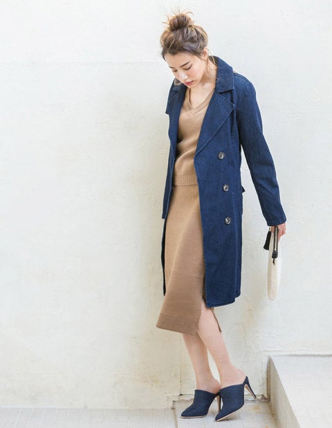 ニットタイトスカート「Re:EDIT by GALSTAR」2,998円（税込）／画像提供：Re:EDIT by GALSTAR