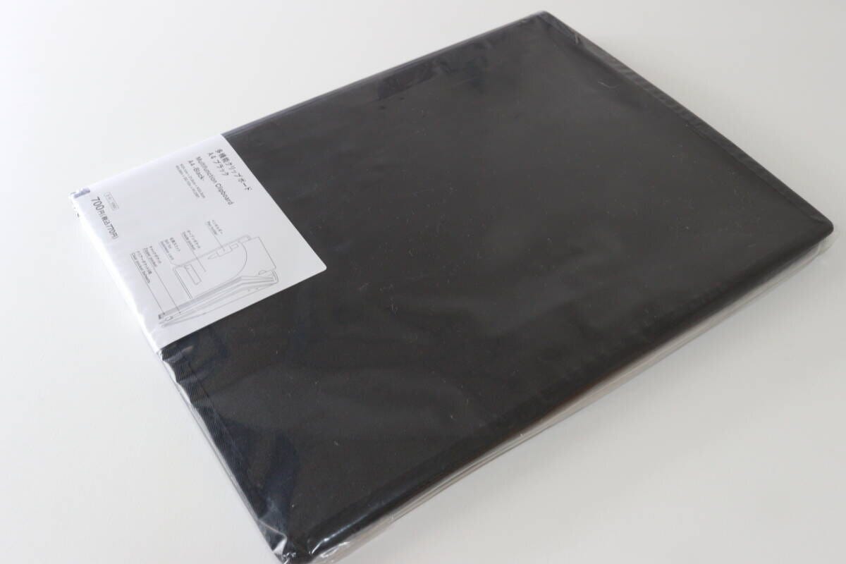 多機能クリップボード（A4、BK）　文具