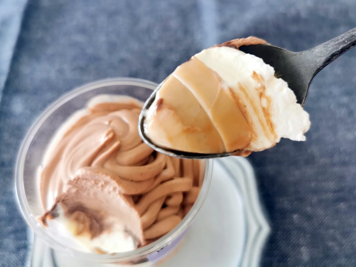 パンナコッタがとてもなめらかなので、クリームと一体感のある味わい