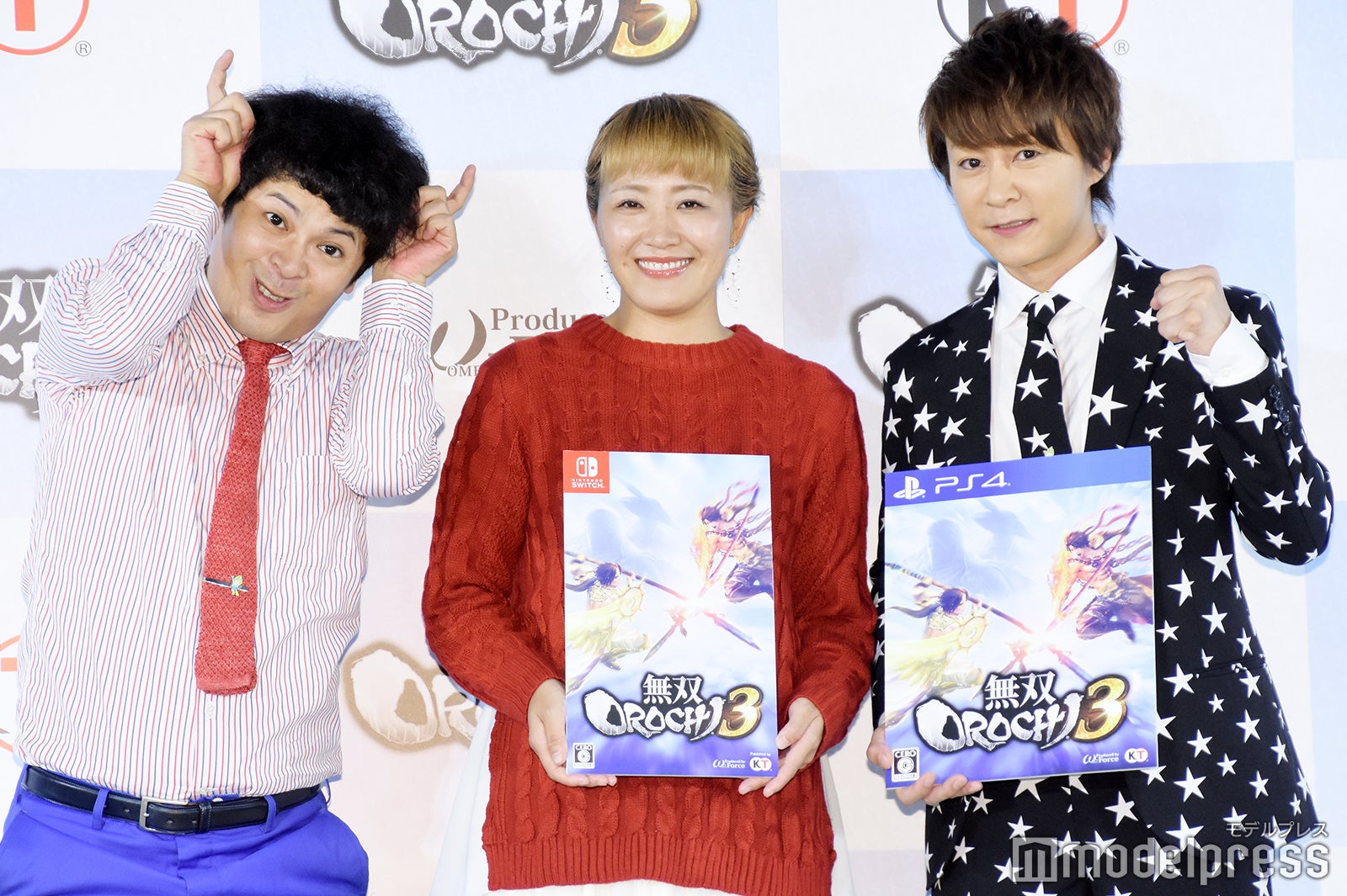 ちゅうえい、丸山桂里奈、瀧上伸一郎（C）モデルプレス