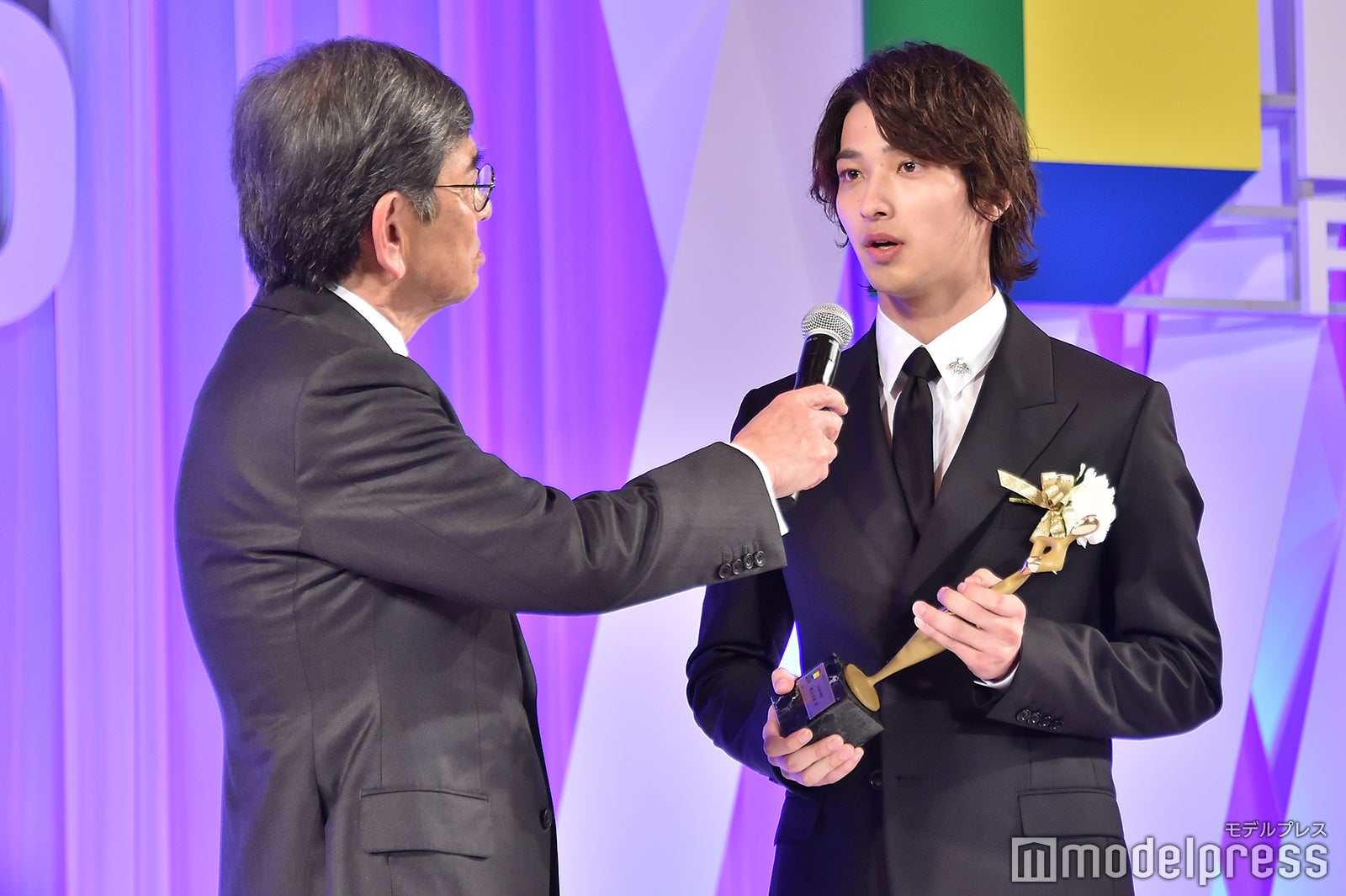 石坂浩二、横浜流星 （C）モデルプレス