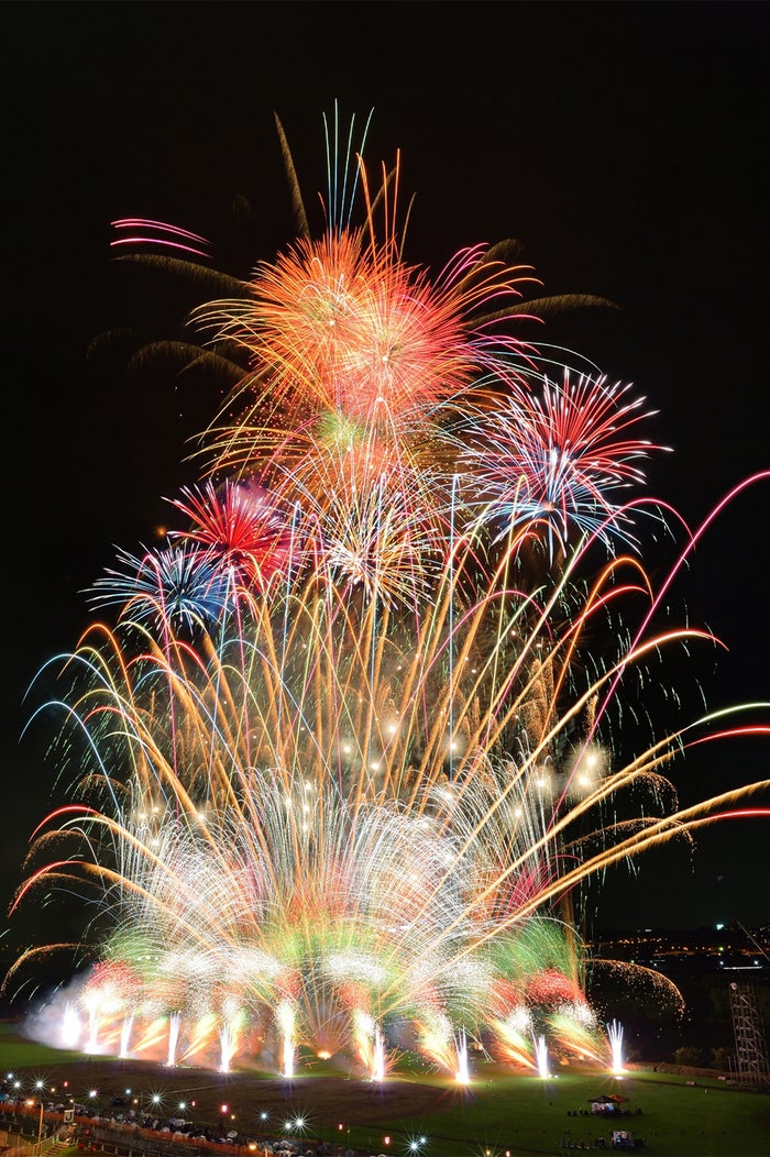 過去の葛飾納涼花火大会の様子／画像提供：葛飾区広報課