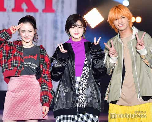 欅坂46平手友梨奈、笑顔でピース アヤカ・ウィルソン&M!LK板垣瑞生と仲良しランウェイ<GirlsAward 2018 A/W>