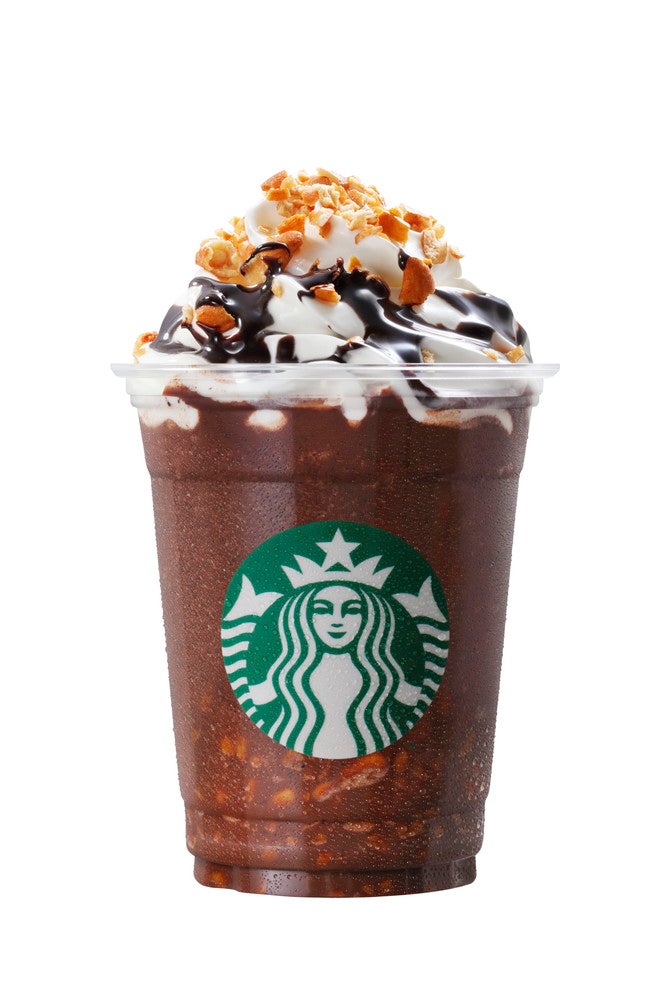 NIIGATA「新潟 ばっかいい 柿の種 チョコレート フラペチーノ」／画像提供：スターバックス コーヒー ジャパン