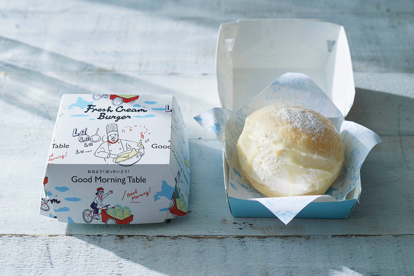 生クリームバーガー／画像提供：株式会社ケイシイシイ