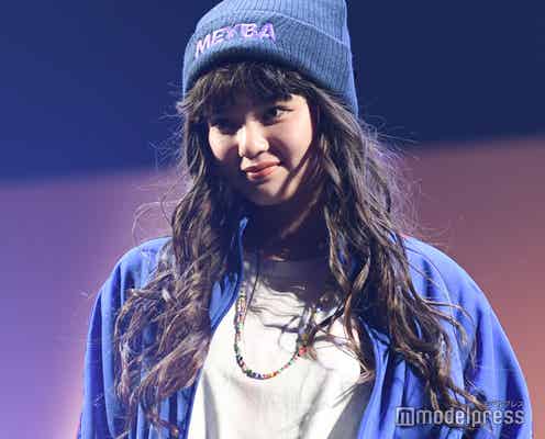 Girls2原田都愛の美脚ちらり スポーティコーデが可愛い<TGC teen 2022 Fukuoka>