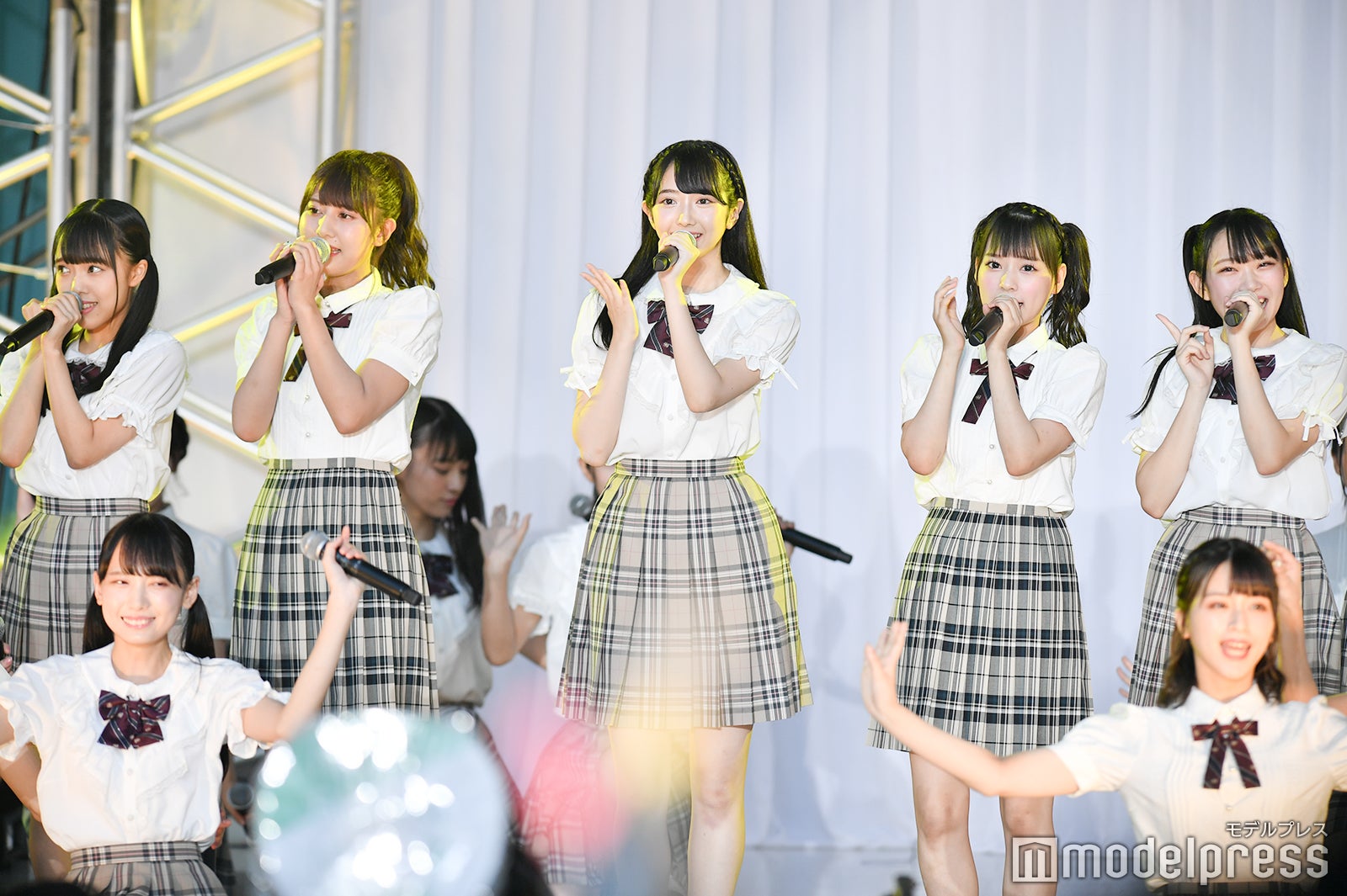 落合希来里、佐竹のん乃、谷崎早耶、齊藤なぎさ、本田珠由記／＝LOVE ≠ME スペシャルコンサート「24 girls」 （C）モデルプレス