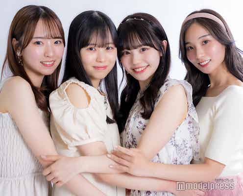 現役女子大生グループ・フジコーズ、新メンバー4名加入 生放送直前の上西萌々・多田七帆・山下未愛・三好菜乃に直撃インタビュー