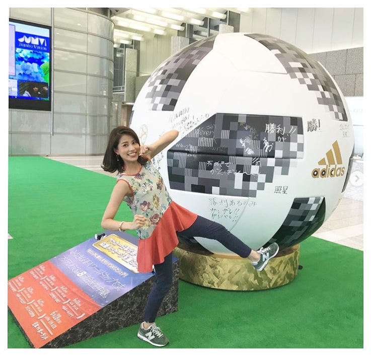 永島優美アナも応援（提供画像）