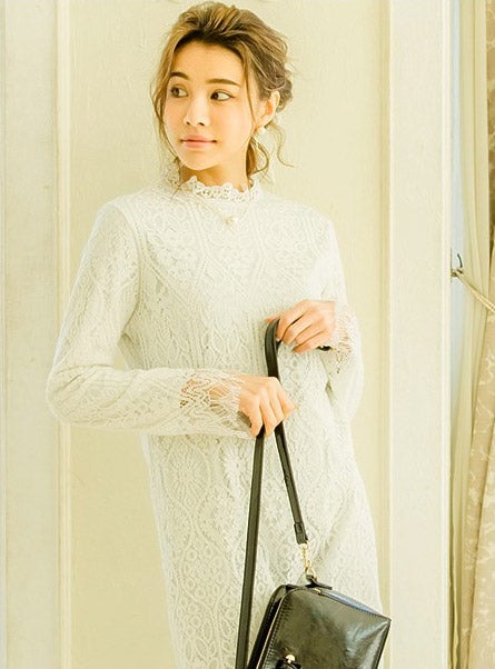 16年春はフェミニンな印象の レースワンピ に注目 モデルプレス