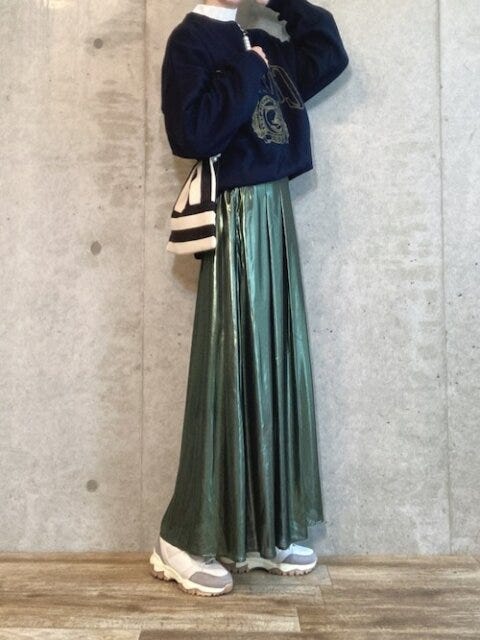 スウェット　コーデ　秋