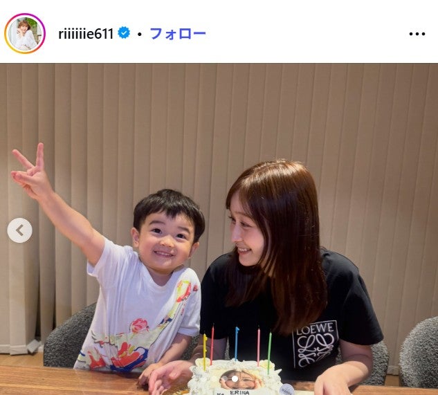 田中理恵Instagramより
