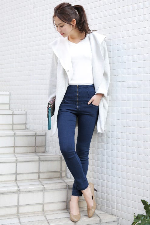 ストレッチハイウエストzipデニム「Luz Llena」2,270円(税込)/画像提供:Luz Llena