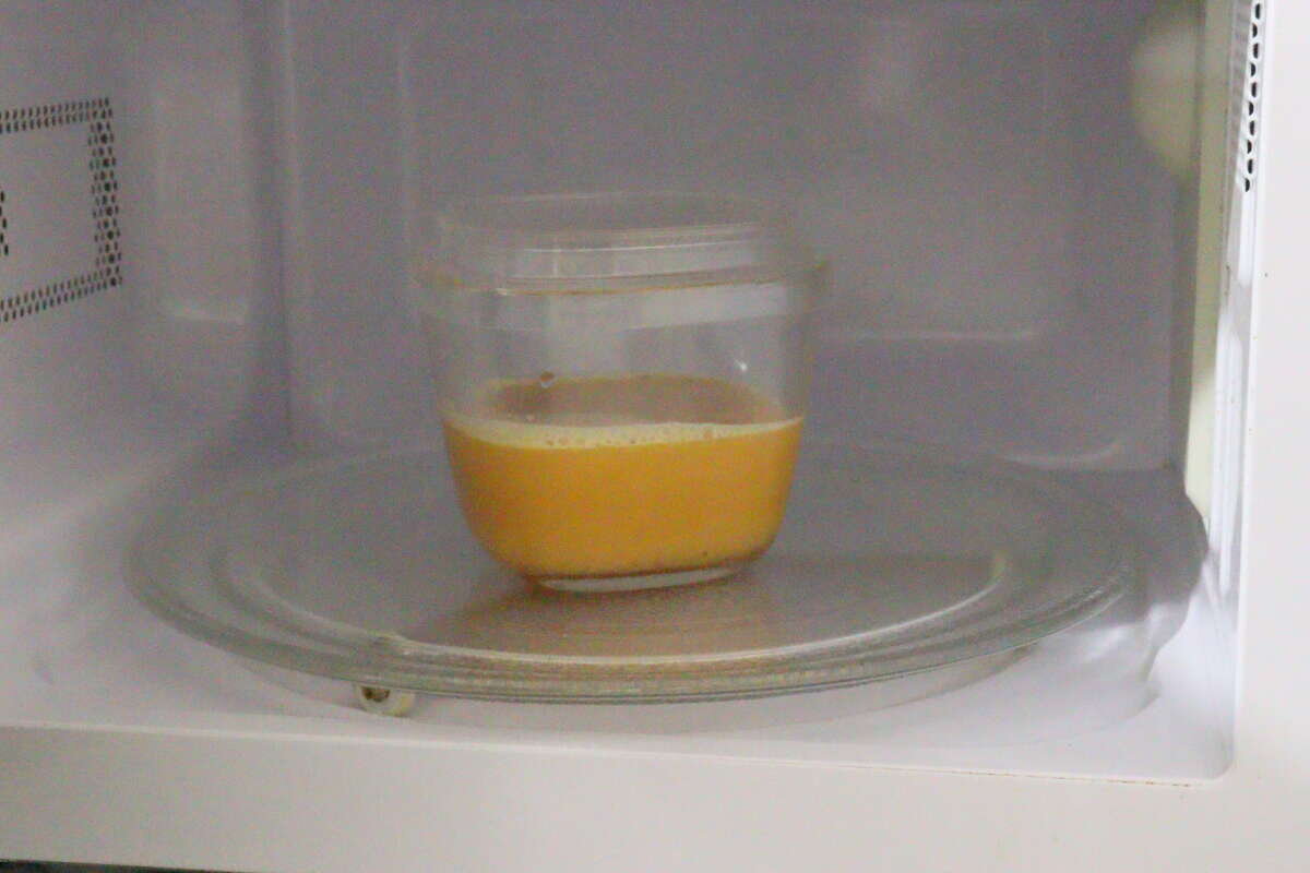 蓋をしたままレンジで使える 耐熱ガラス容器 小鉢型/中 使用例 蓋をしたままレンジで使える 耐熱ガラス容器 小鉢型/中 使用例