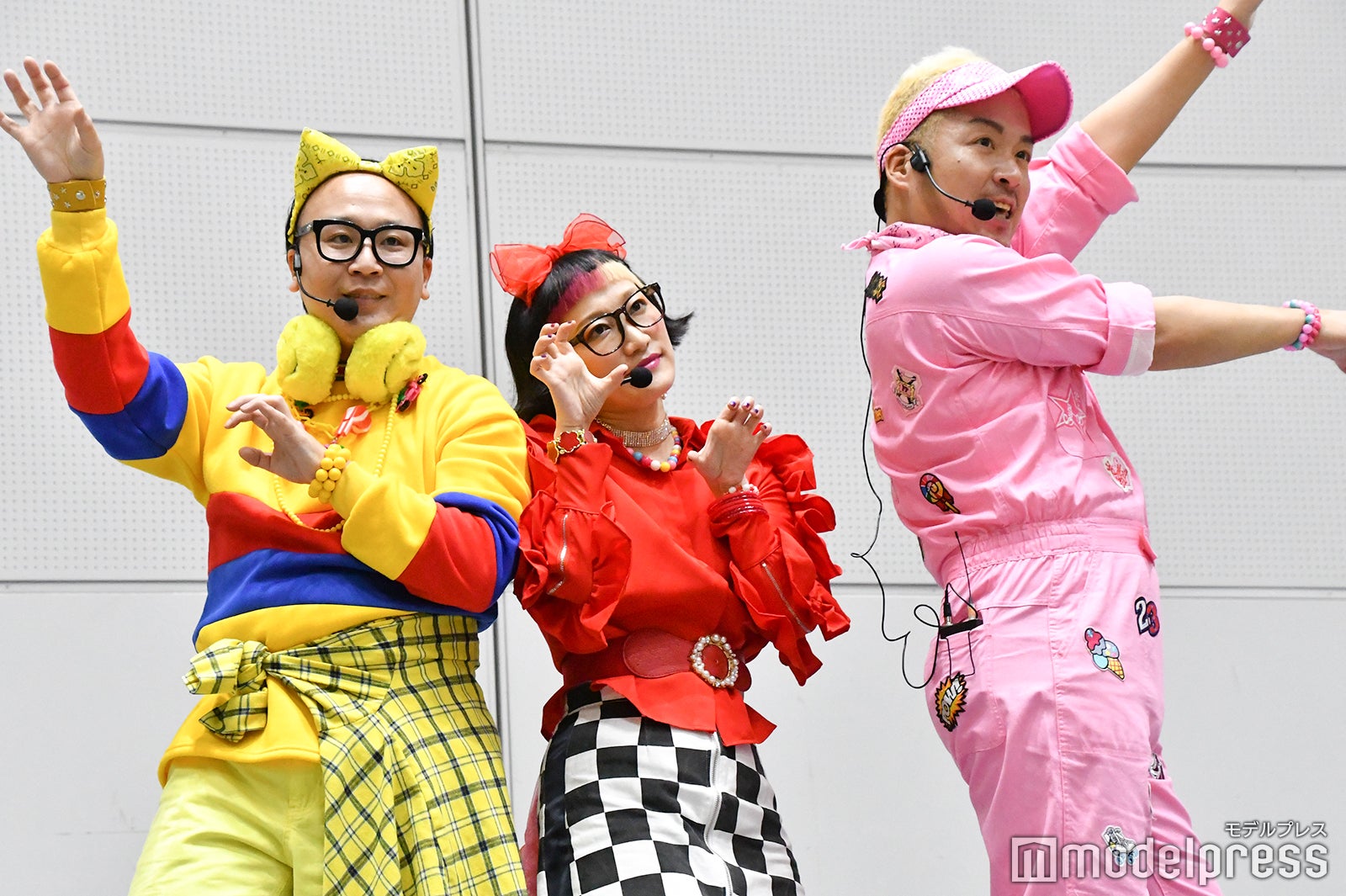 POP MONSTER（左から）たかし、松浦志穂、マサルコ（C）モデルプレス