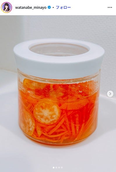 渡辺美奈代Instagramより