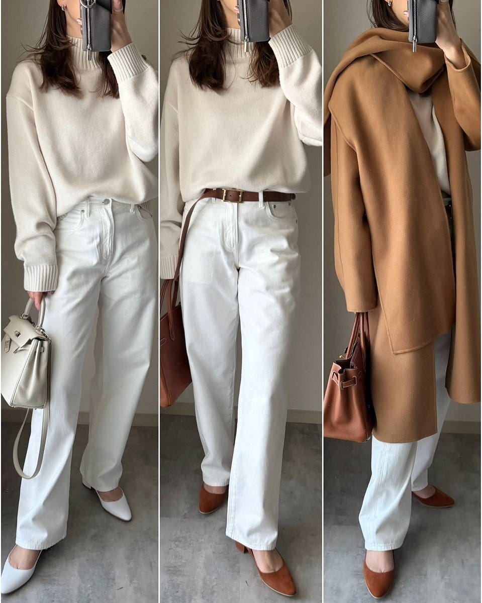 ユニクロ バギージーンズ コーデ ユニクロのバギージーンズコーデ3