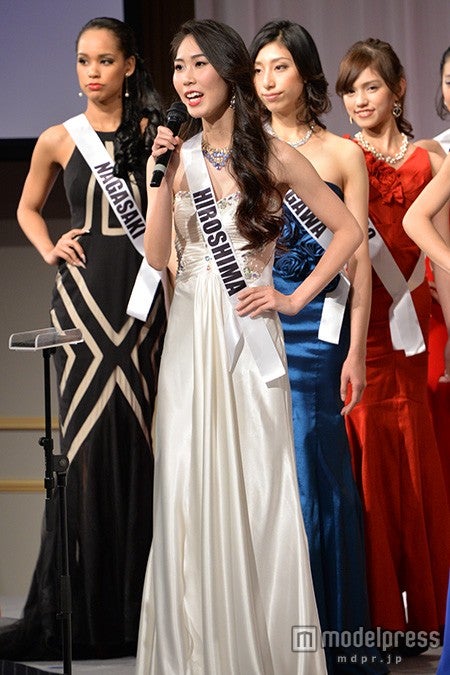 「2015ミス・ユニバース・ジャパン」ファイナリストによるスピーチ