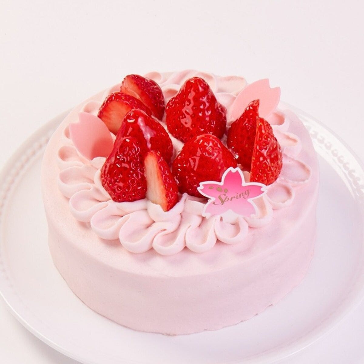 シャトレーゼも春の桜デコレーション