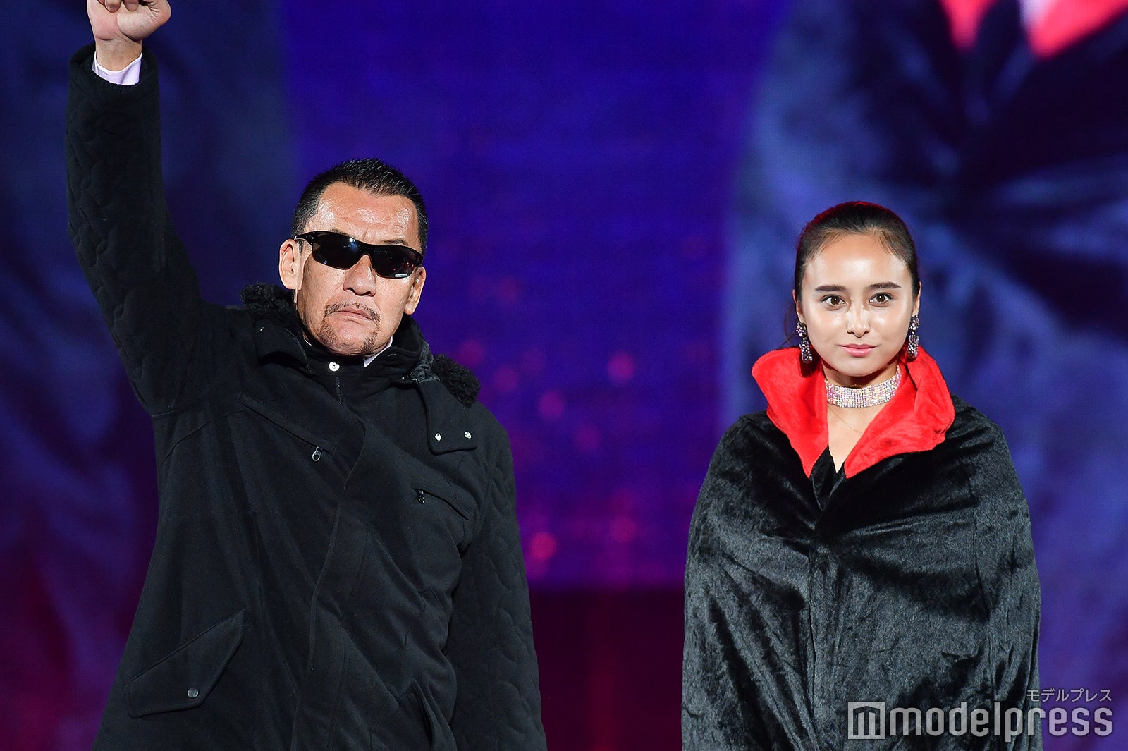 蝶野正洋、石田ニコル（C）モデルプレス