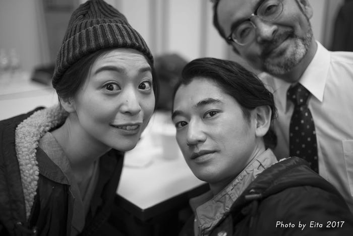 内田慈、瑛太、古舘寛治/撮影:瑛太(画像提供:TBS)