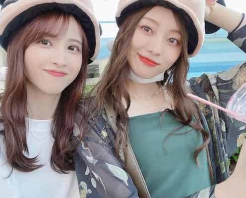 乃木坂46梅澤美波&佐藤楓、再びディズニーデートに「うめでん仲良すぎ」「尊い」の声