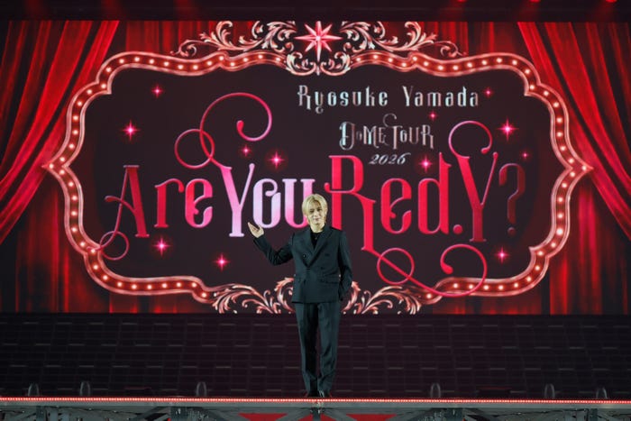 山田涼介「Ryosuke Yamada DOME TOUR 2026 Are You Red.Y?」囲み取材(提供写真)