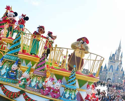 <速報>ディズニークリスマス開幕 ランドパレードは今年見納め、新衣装&一部リニューアルでお披露目
