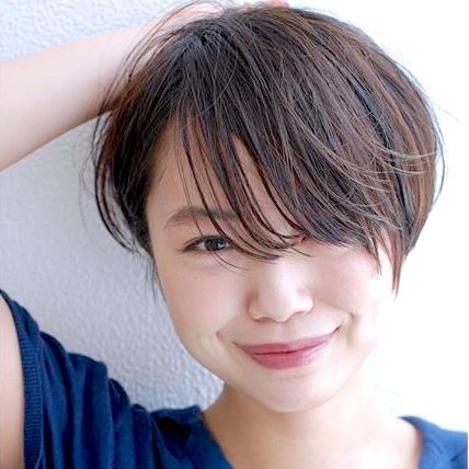 画像16 16 黒髪ショートはストレートが可愛い 大人女性におすすめの髪型を今すぐチェック モデルプレス